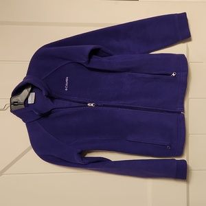 Columbia purple sports wear jacket size L (14-16) used very condition
